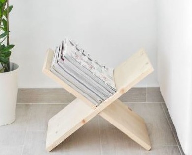 Самодельная стойка для журналов - «Мебель»