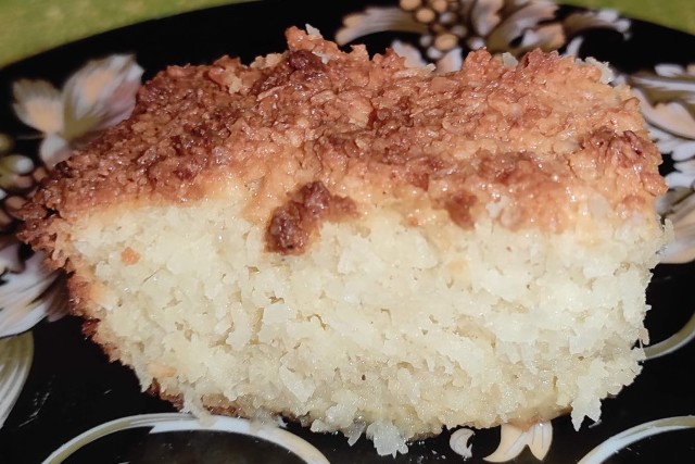 Кокосовый пирог со сливками без кефира, муки и заливки - «Советы Хозяйке»