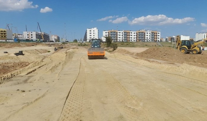В Волгограде стартовали работы по обустройству основания новой дороги - «Уют и комфорт»